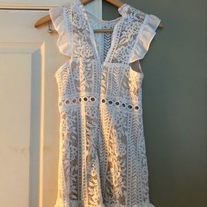 cute white lace dress